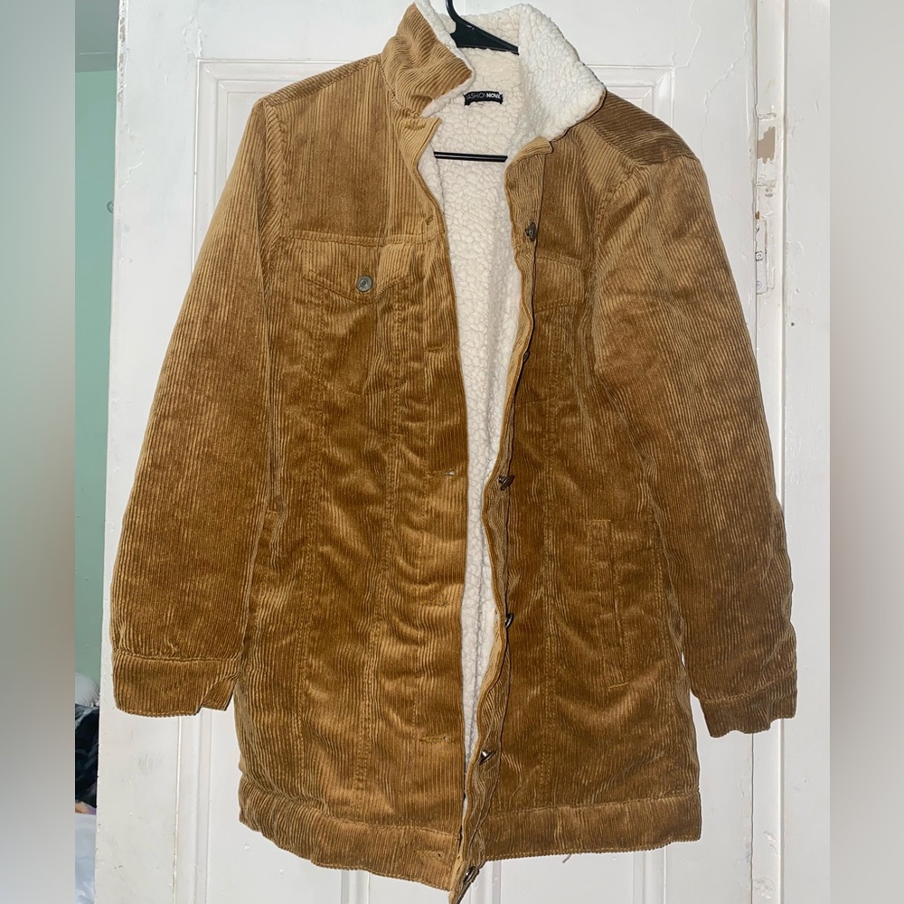Fashion Nova Life with out you camel jacket